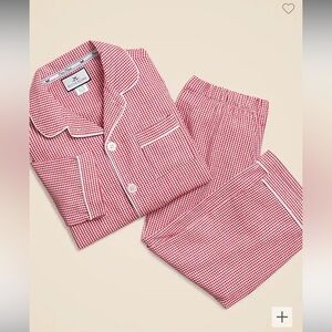 Red Checkered Kids Pajama Set